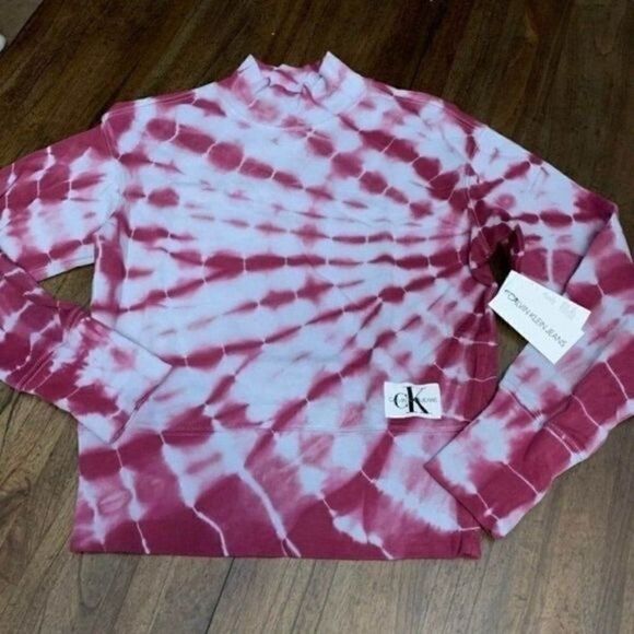 Calvin Klein Tie Dye Long sleeve Top - Picture 2 of 9